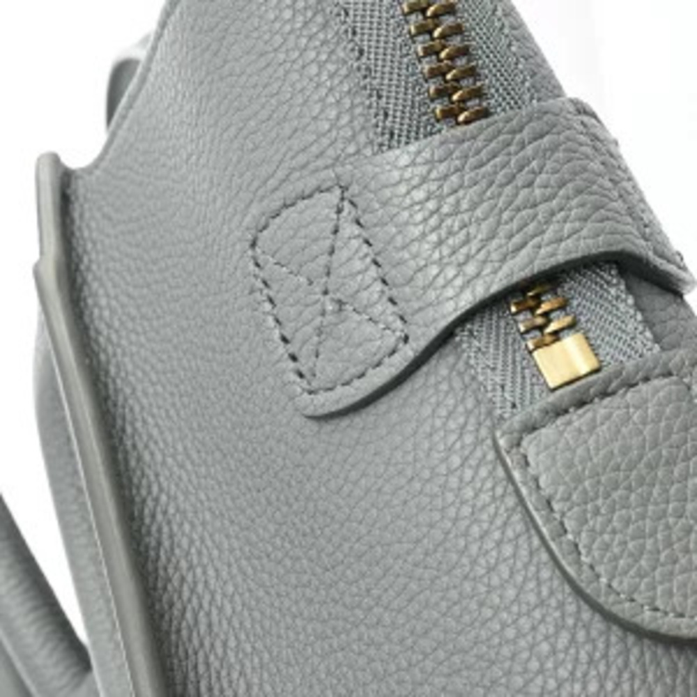 Celine Luggage Corduroy Drummed Calf Leather Handbag - Picture 8 of 9